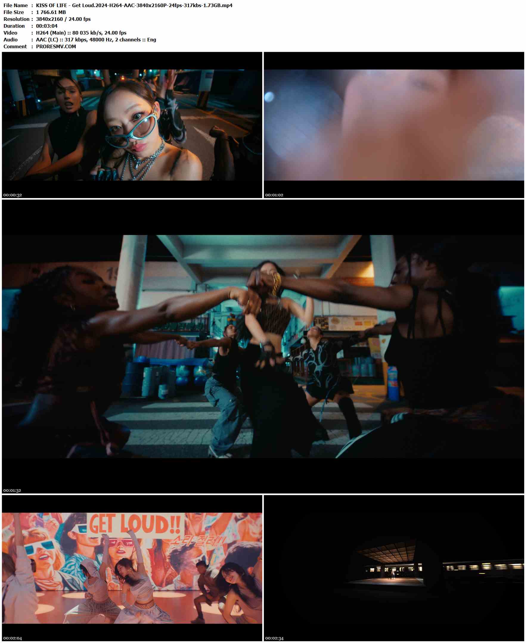 KISS OF LIFE - Get Loud.2024-H264-AAC-3840x2160P-24fps-317kbs-1.73GB官方MV_高清MV